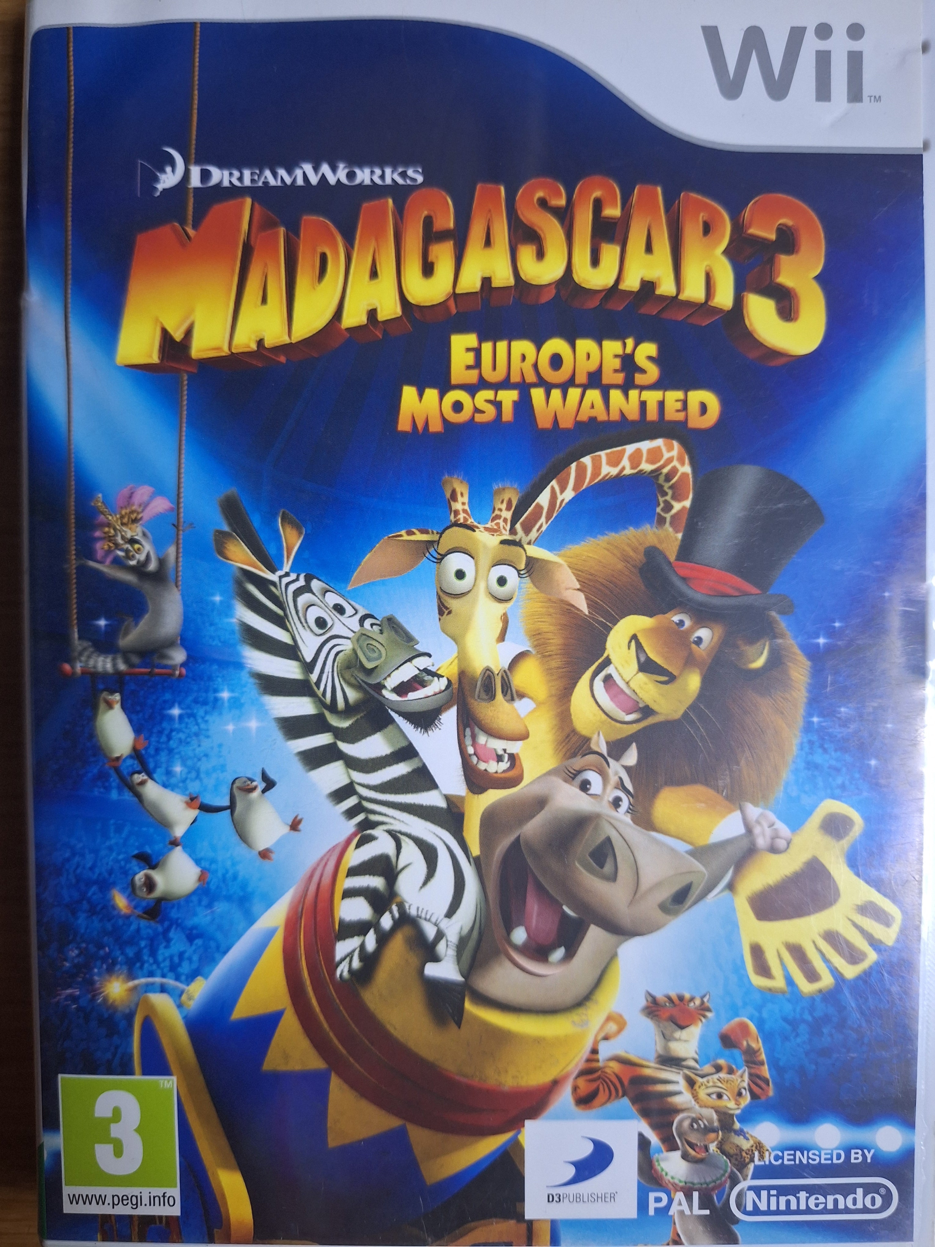 Madagascar 3 wii