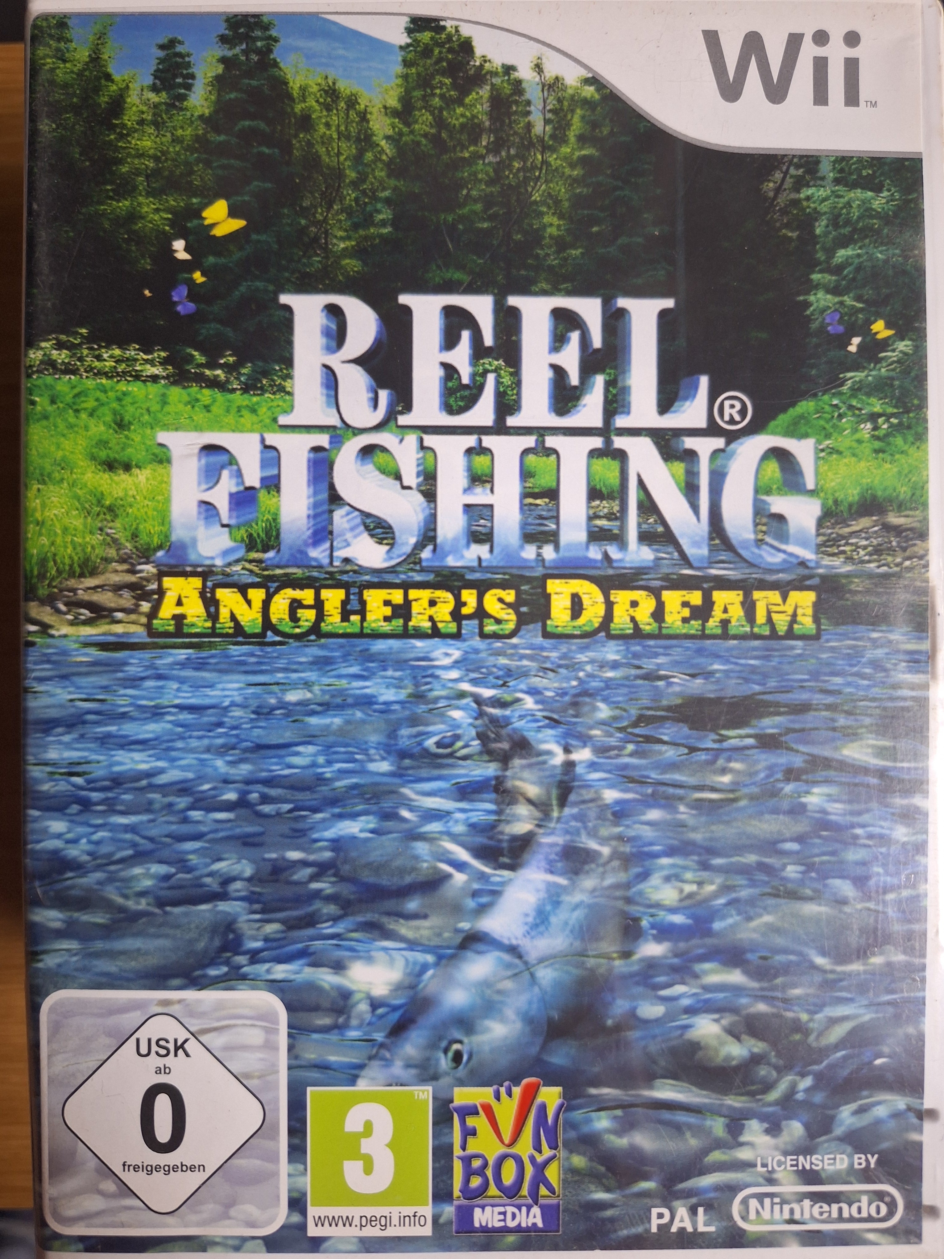 Reel fishing angler's dream wii