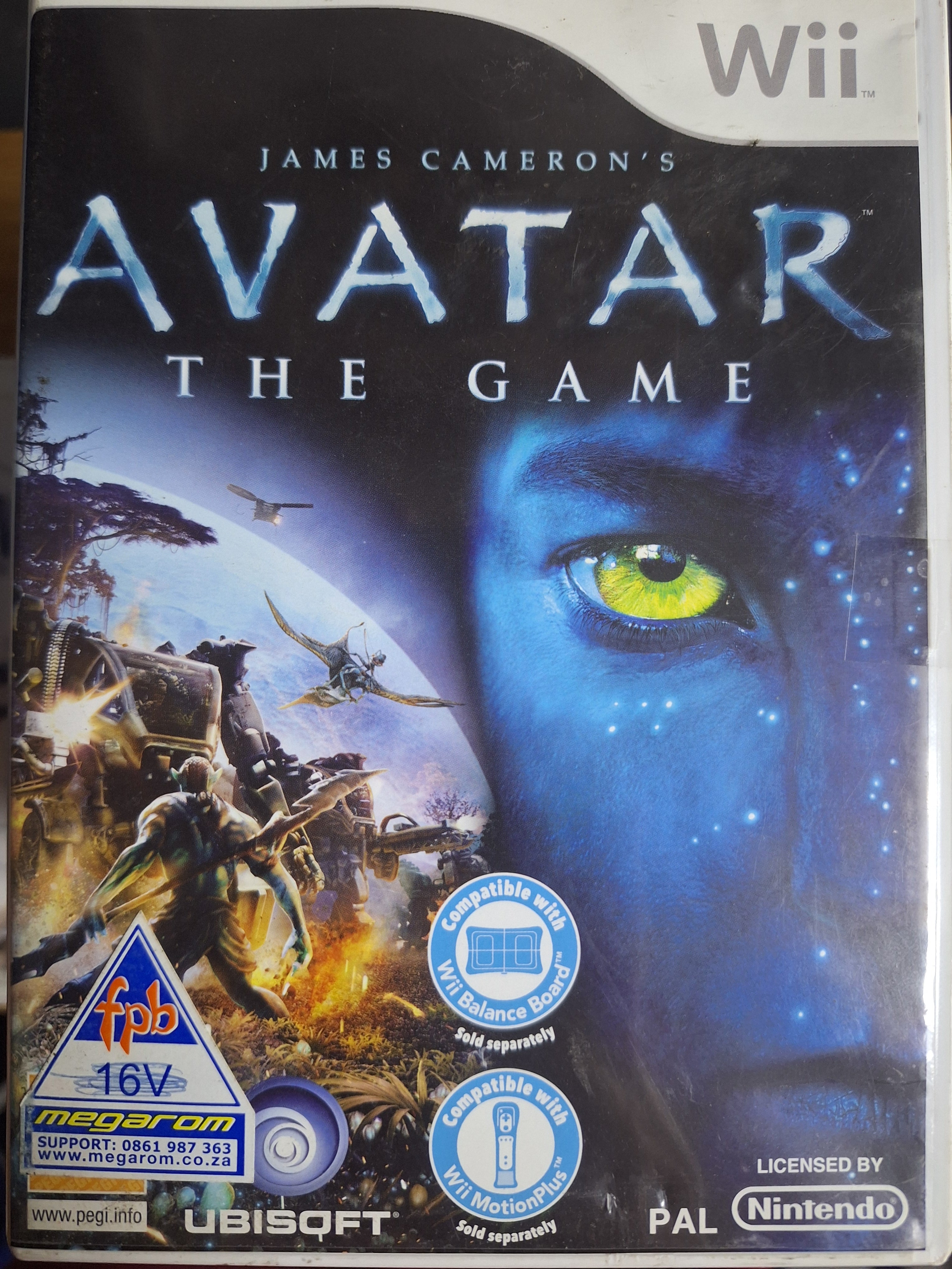 Avatar the game wii