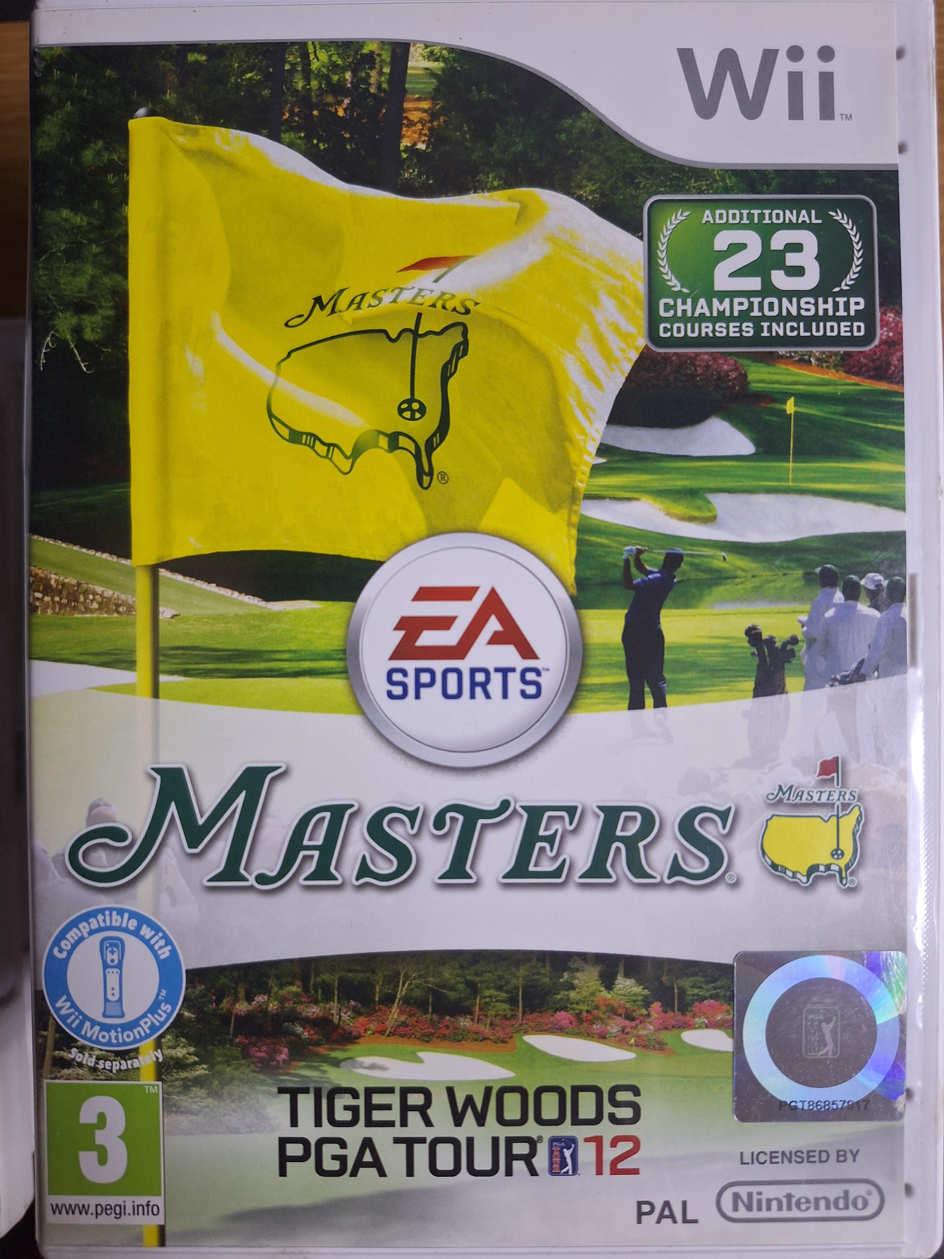 Tiger woods pga tour 12 wii