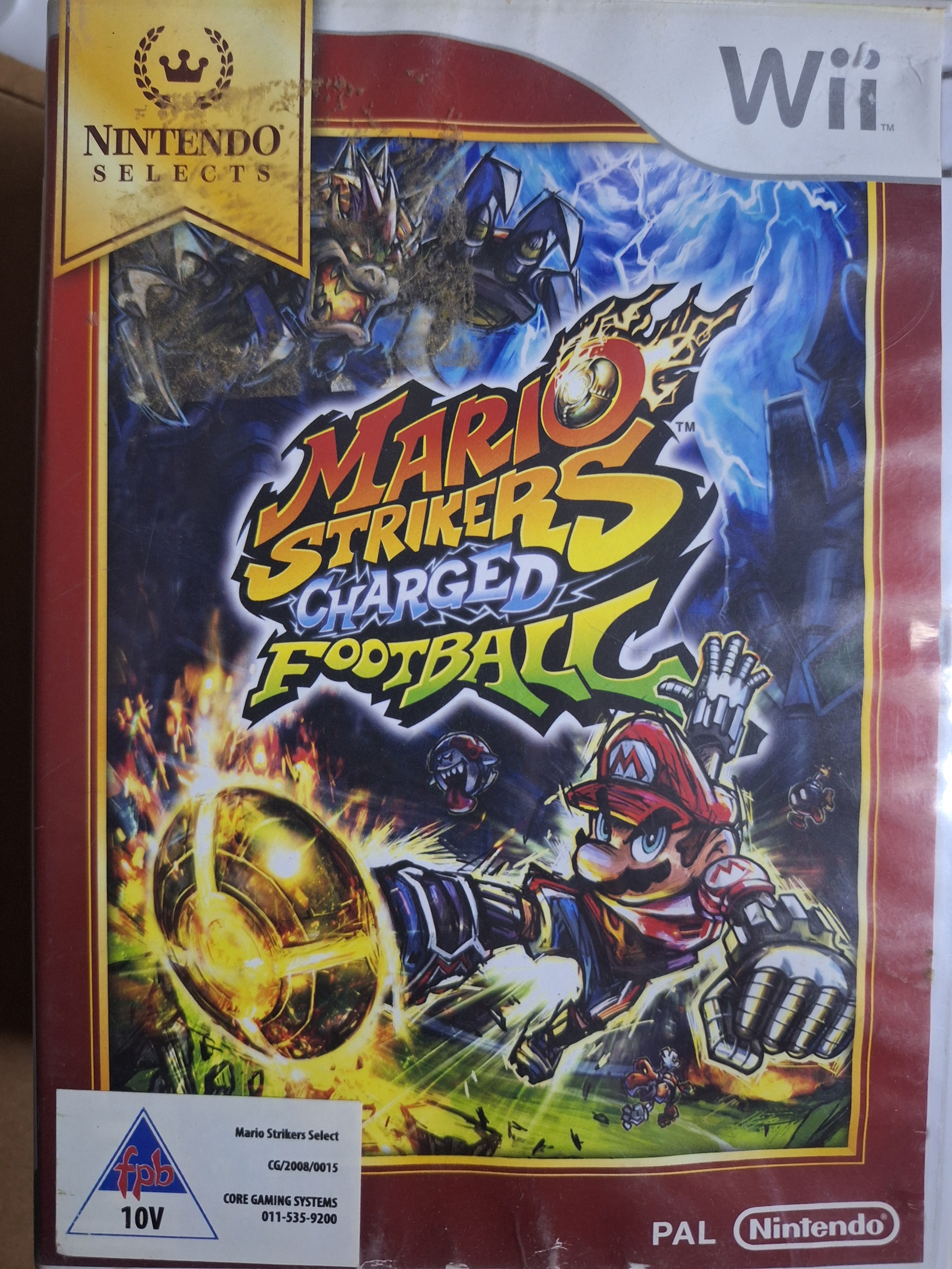 Mario strikers charged football wii