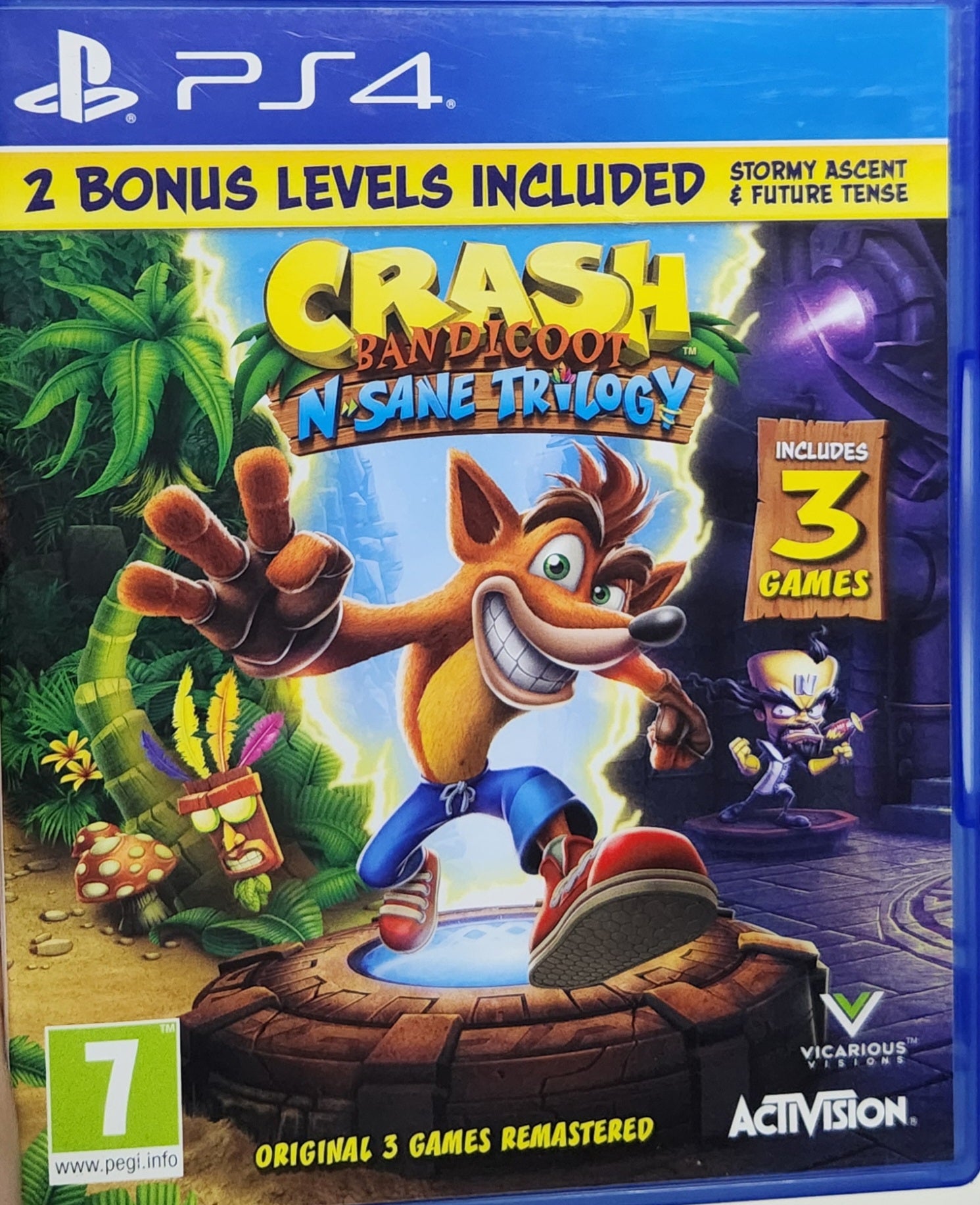 Crash bandicoot n sane trilogy ps4