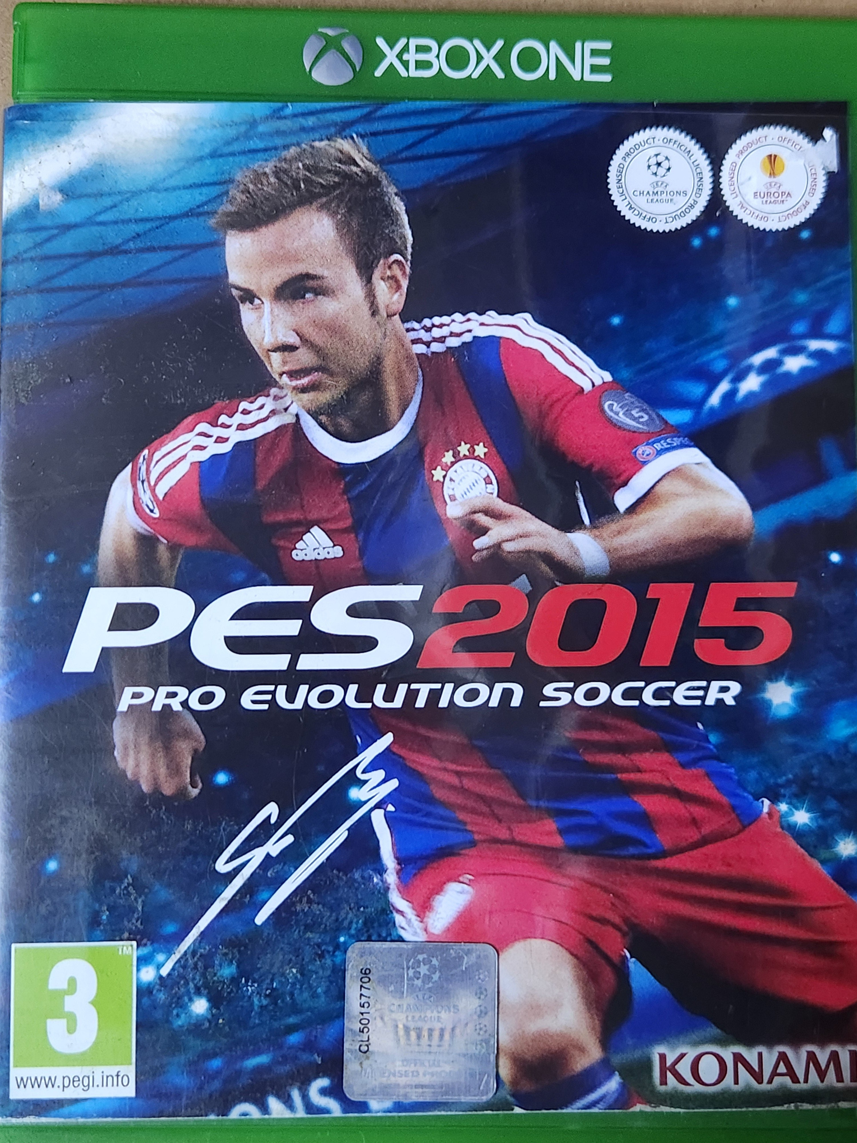 PES 2015 pro evolution soccer xbox one