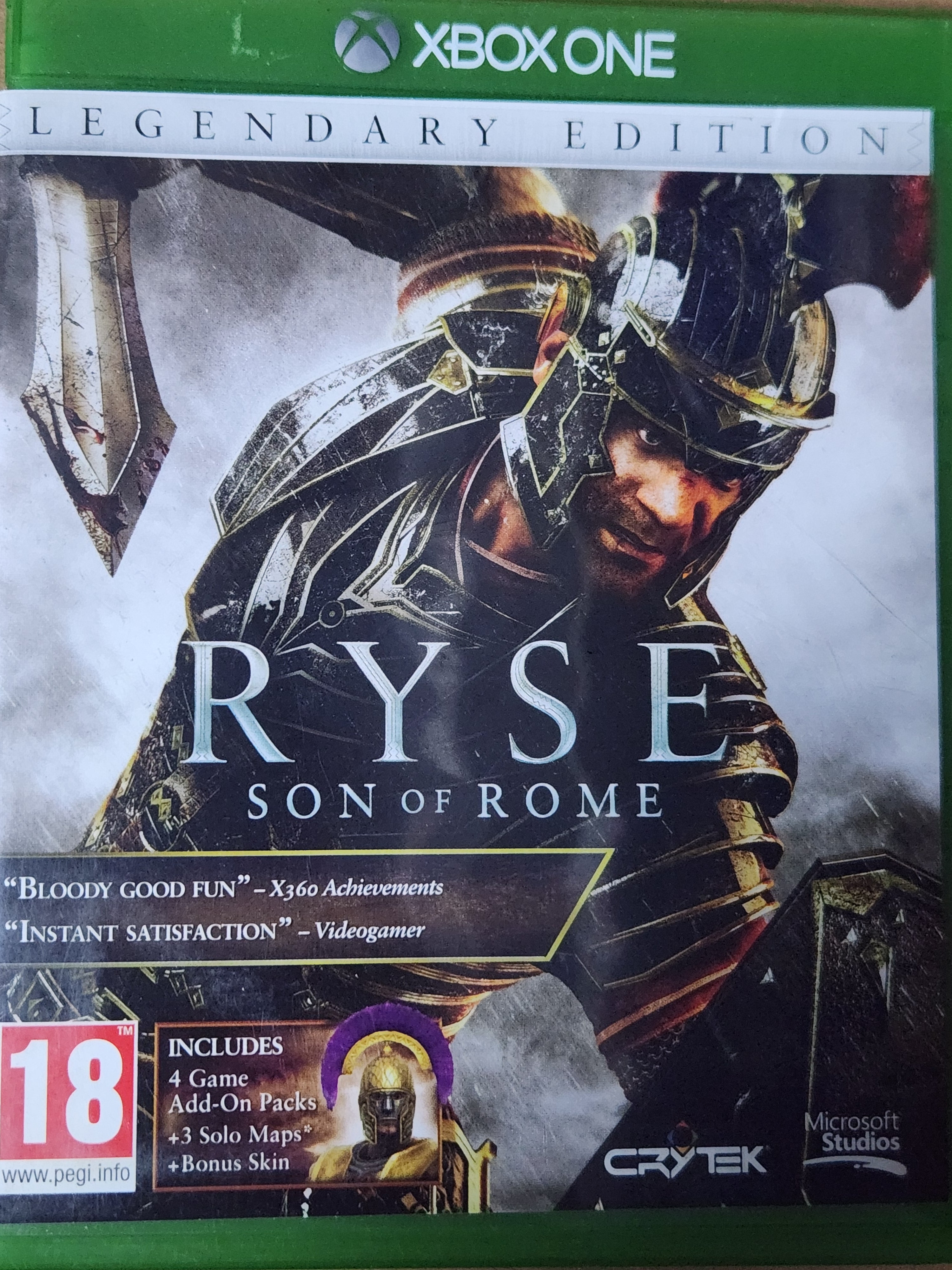 Ryse son of Rome xbox one