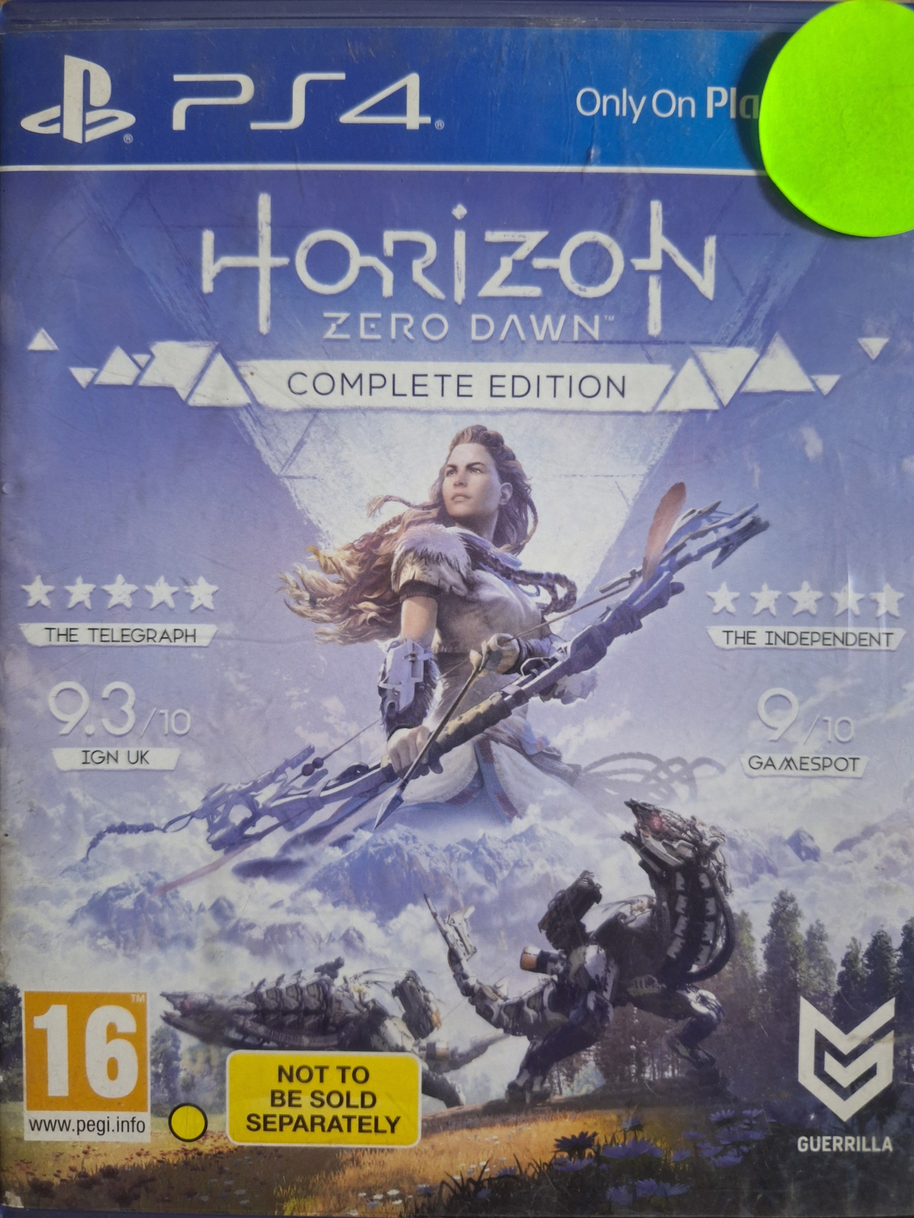 Horizon zero dawn complete edition ps4