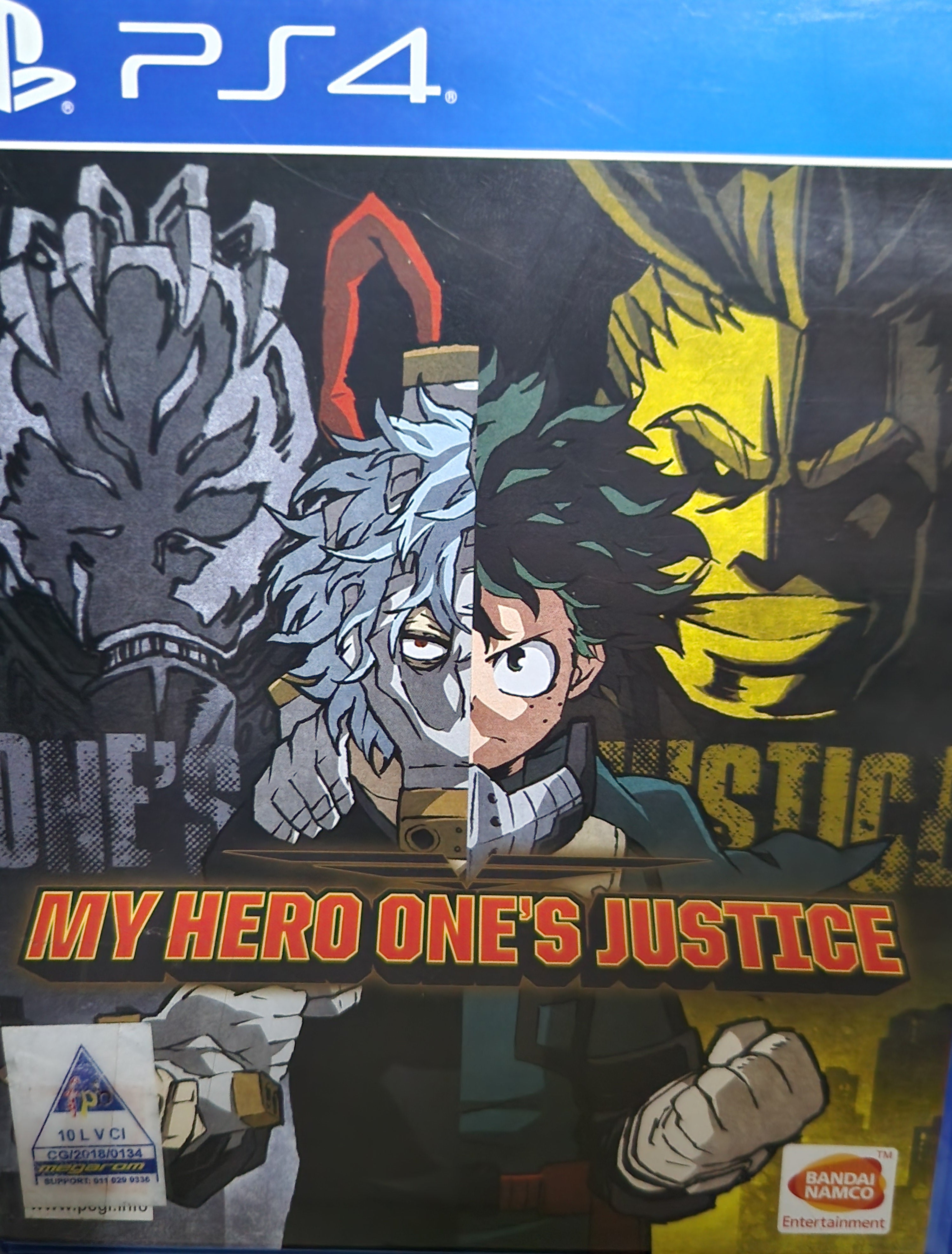 My hero one's justice ps4