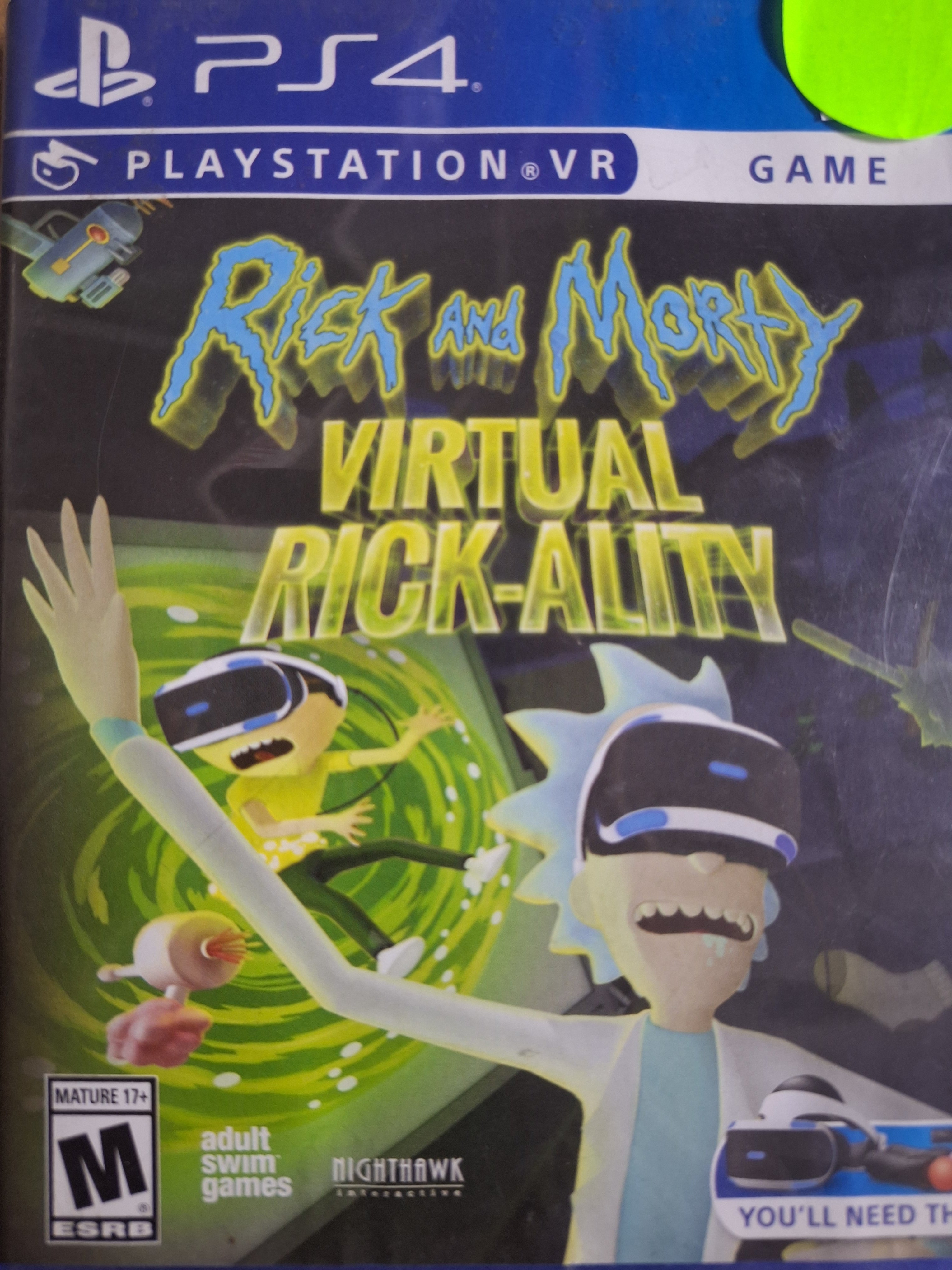 Rick And Morty Virtual Rick-ality Clear Ps4