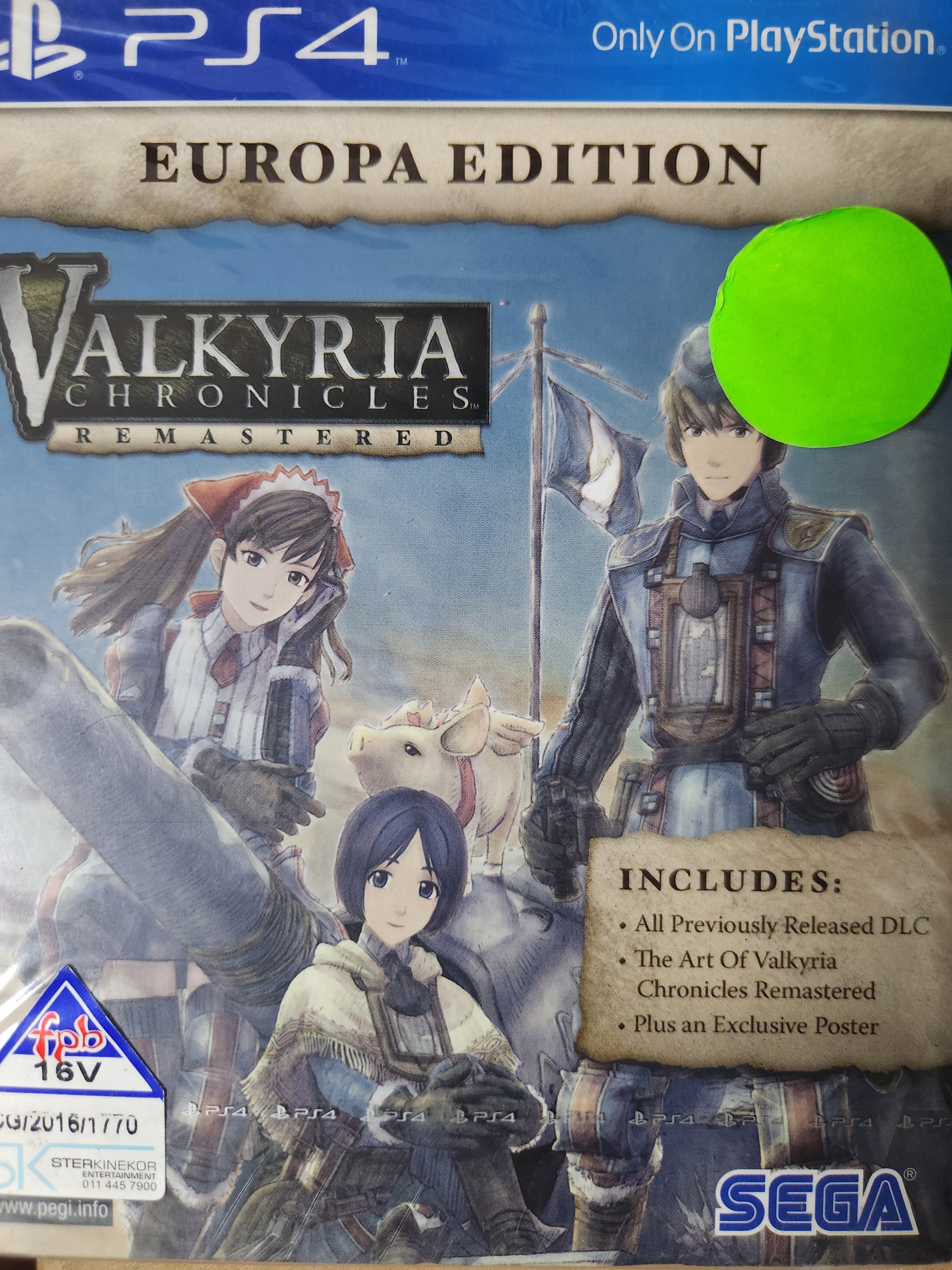Valkyria Chronicles Remastered Ps4