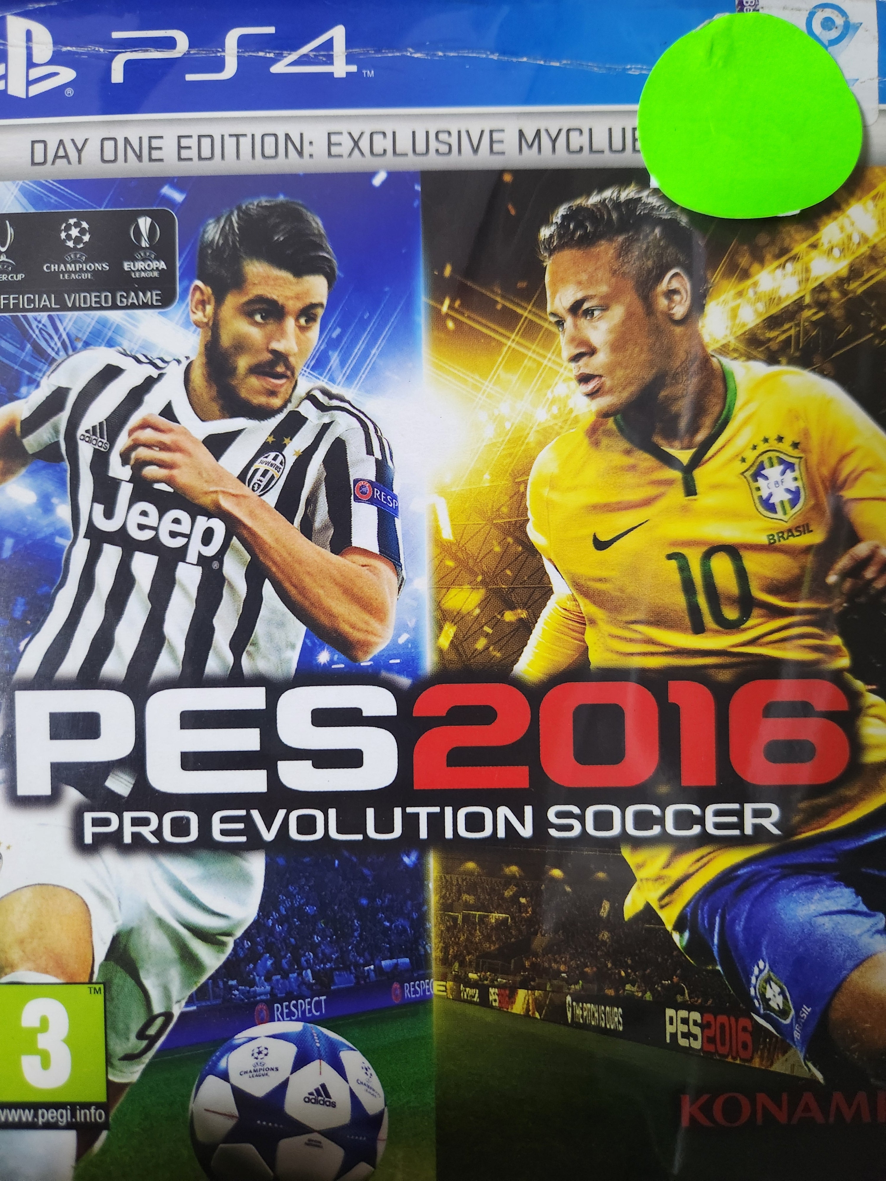 Pro Evolution Soccer 2016 Day 1 Edition PS4