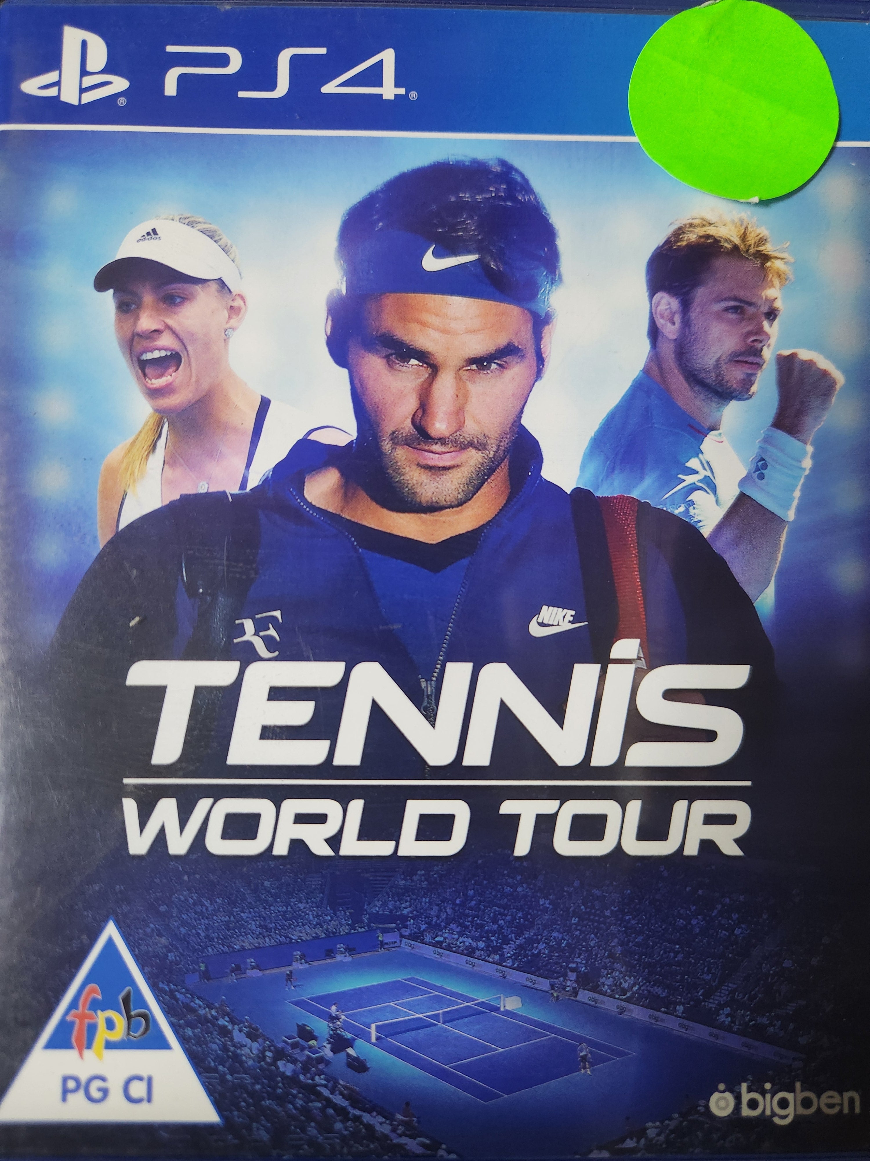 Tennis world tour Ps4