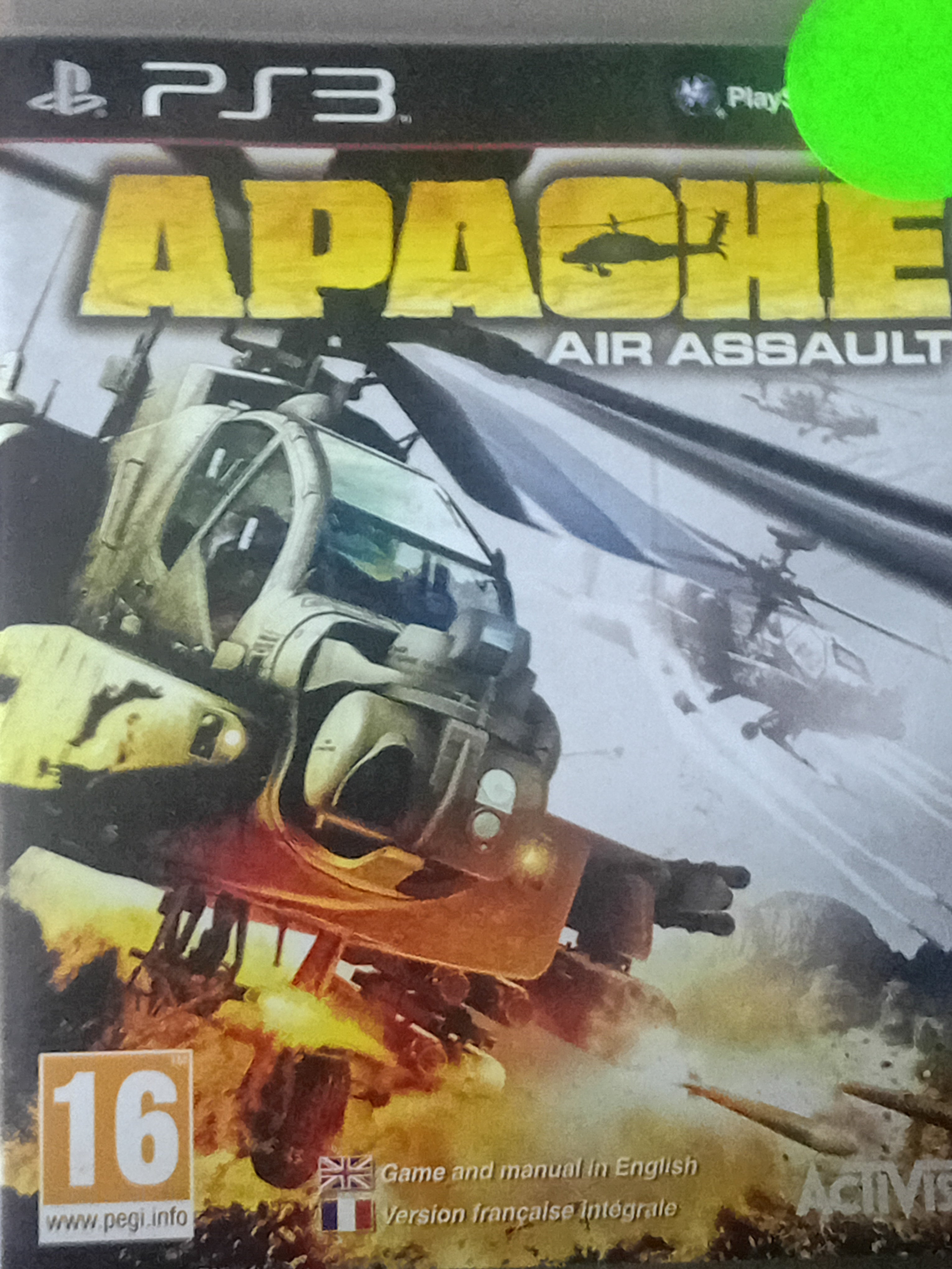 Apache Air Assault ps3
