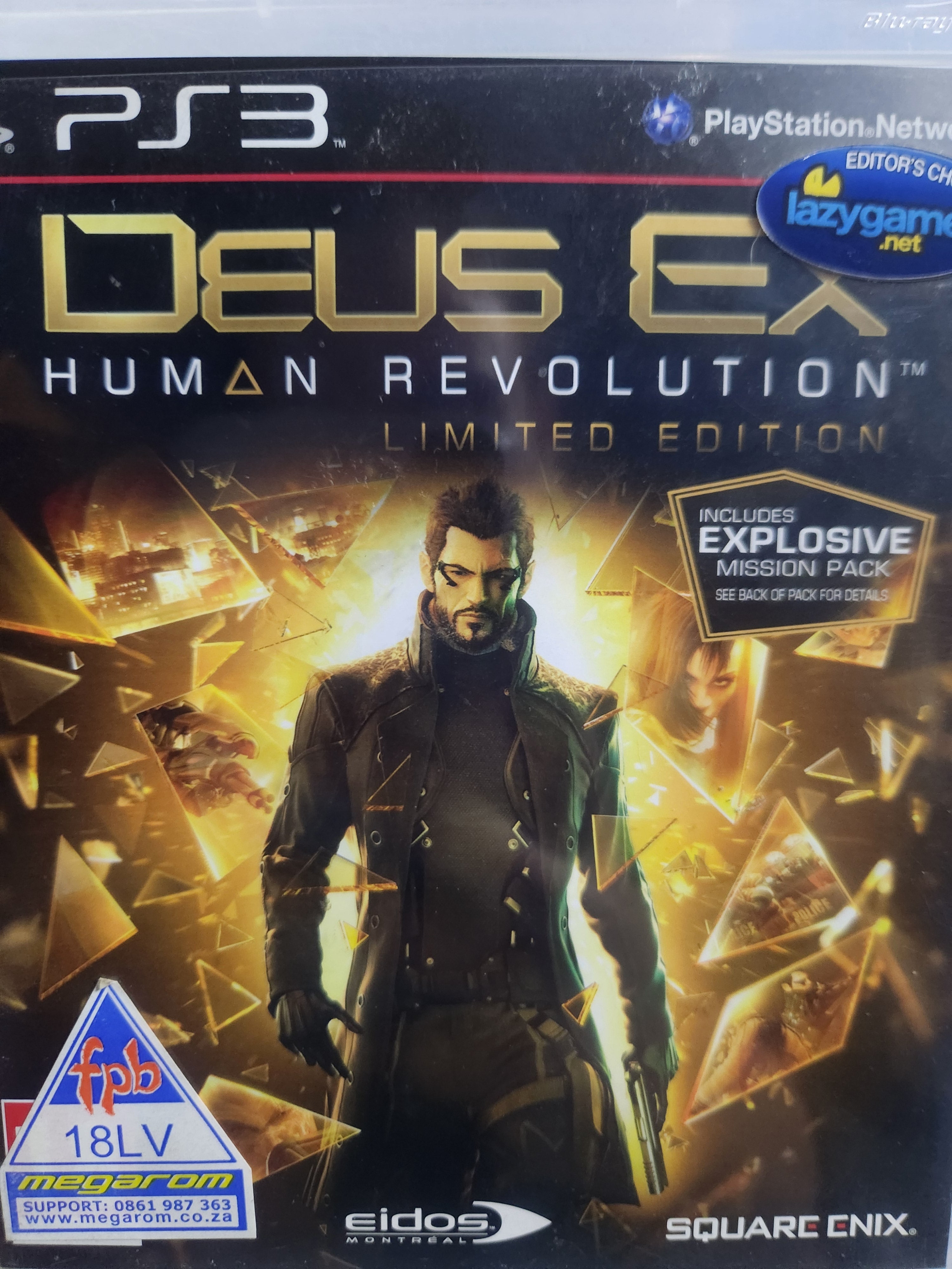 Deus EX Human Revolution Limited Edition Ps3