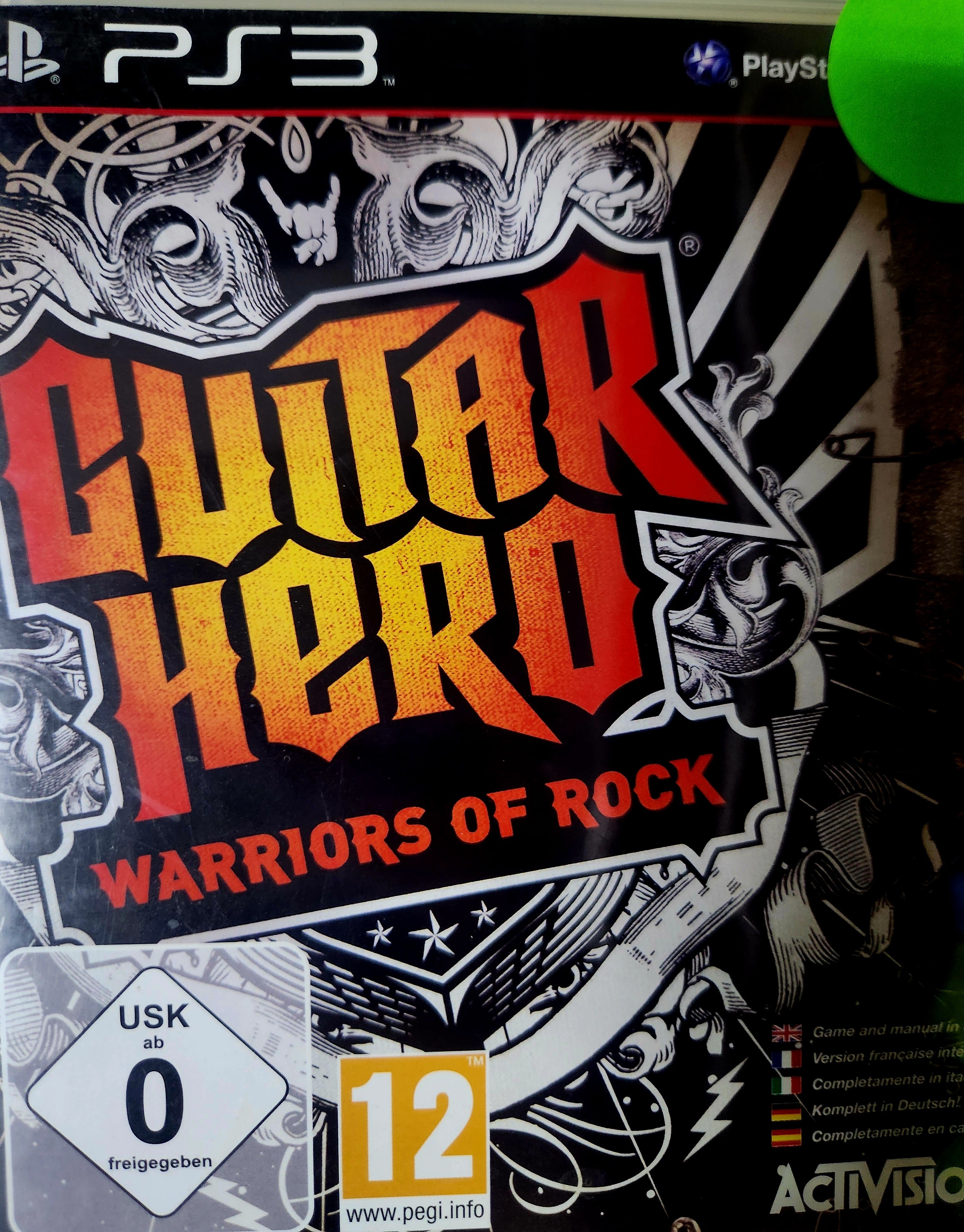 Guitar Hero Warriors Of Rock Ps3