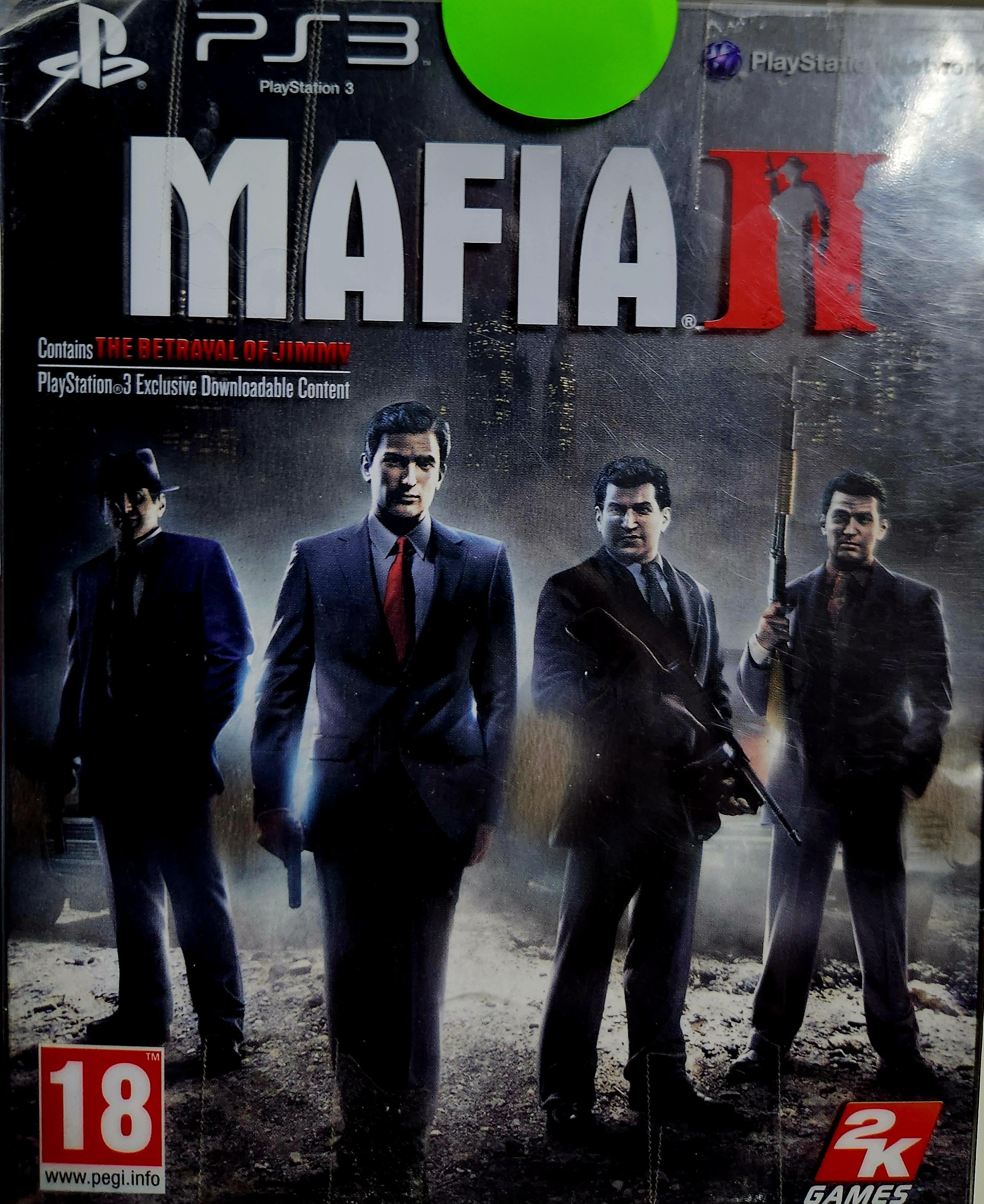 Mafia II The Betrayal of Jimmy Ps3