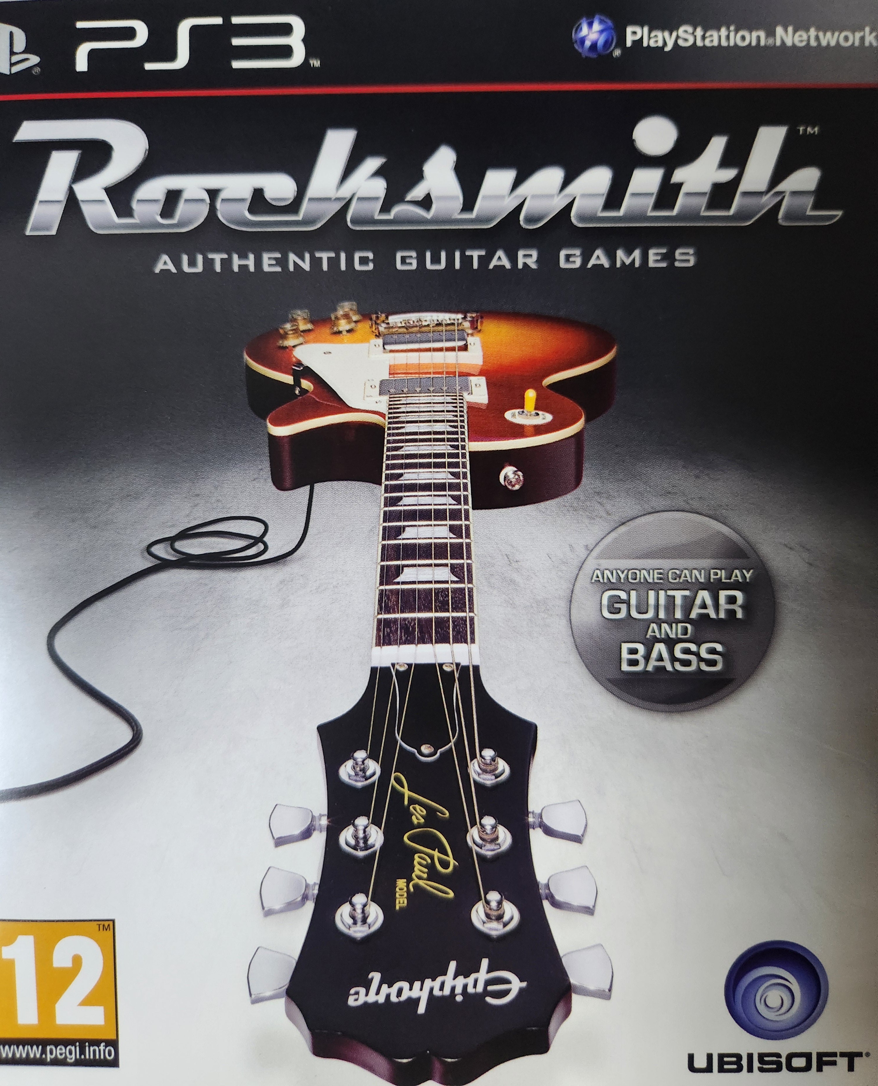 Rocksmith Authentic Guitar Games Ps3