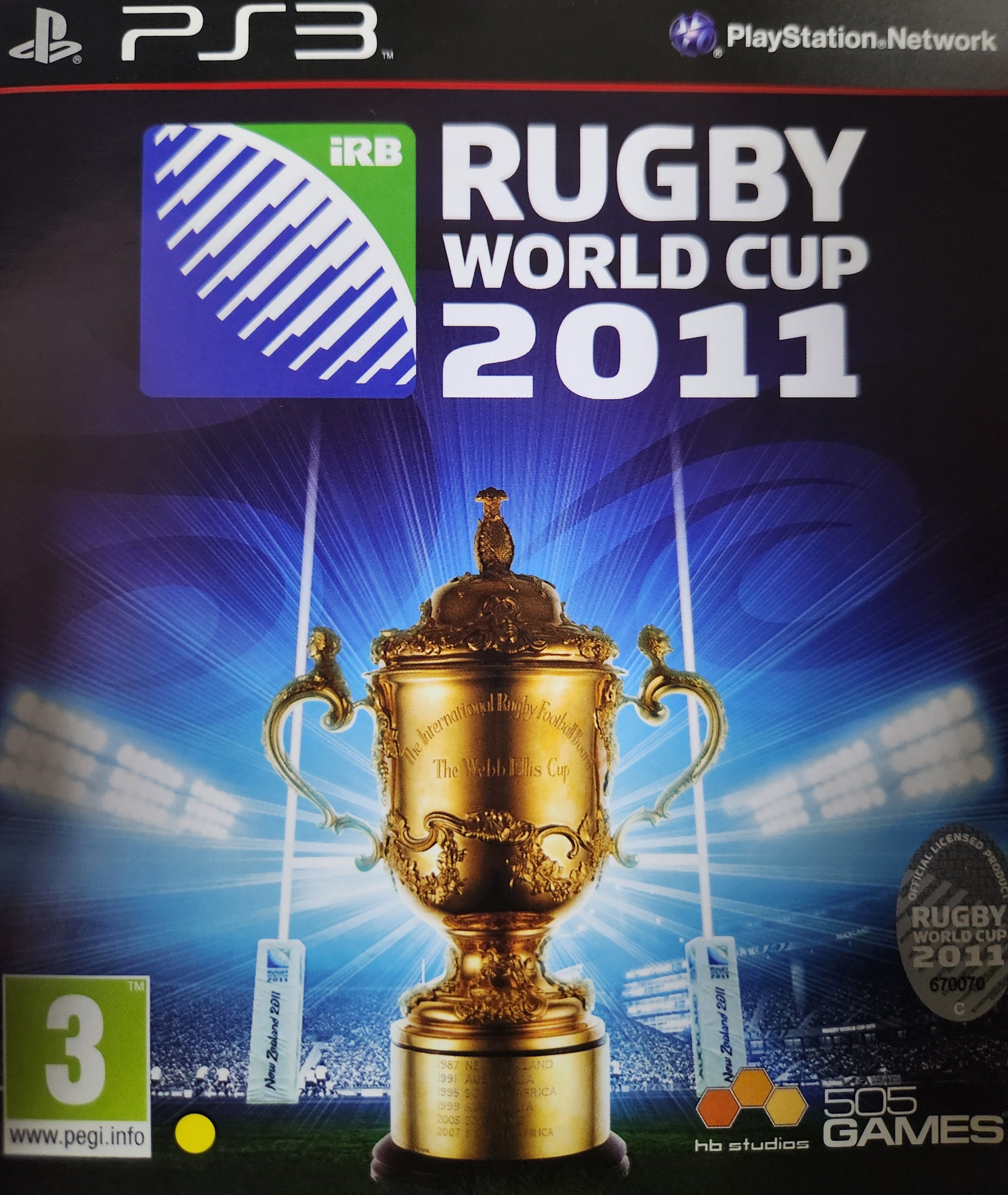 Rugby World Cup 2011 Ps3
