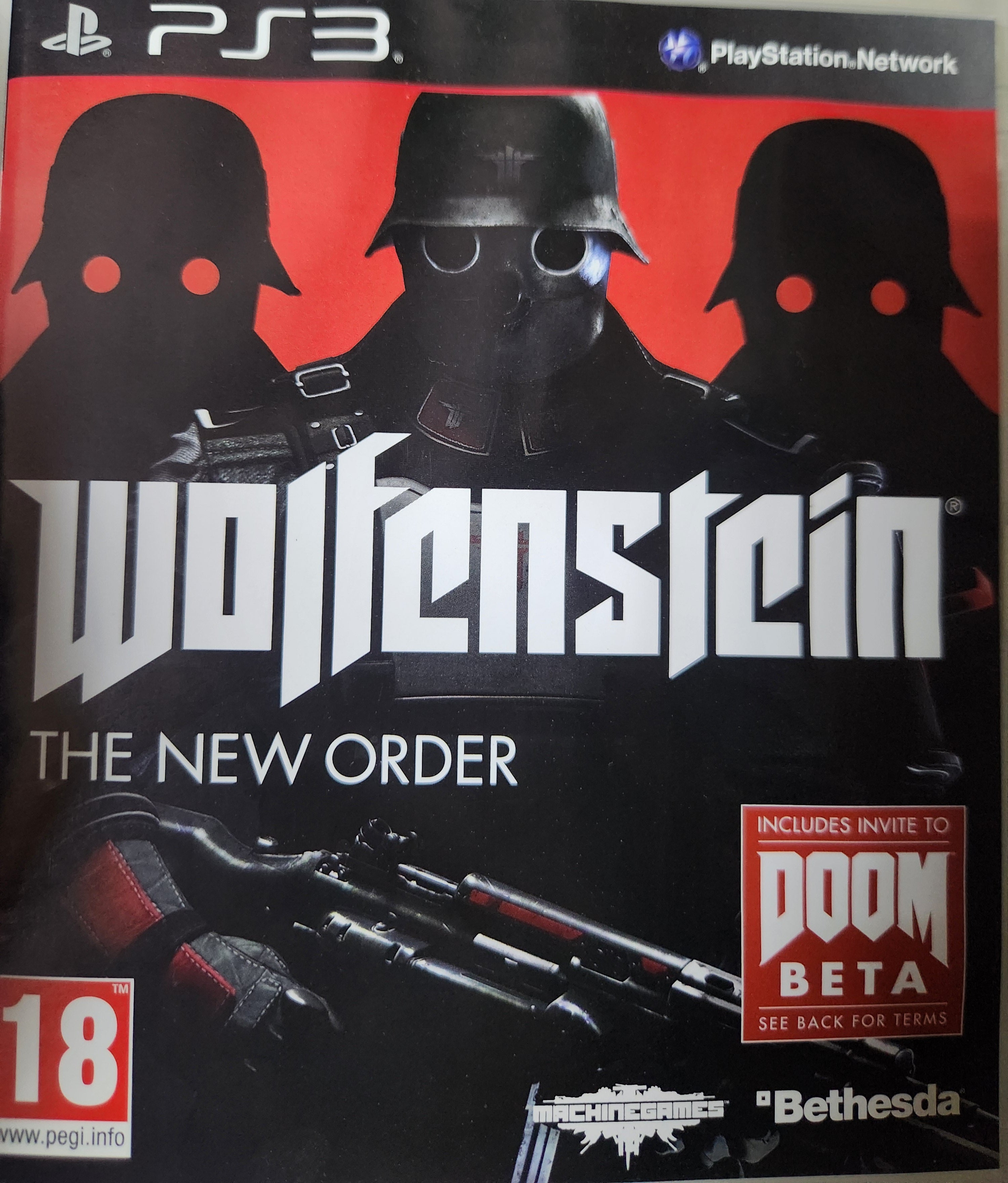Wolfenstein The New Order Ps3