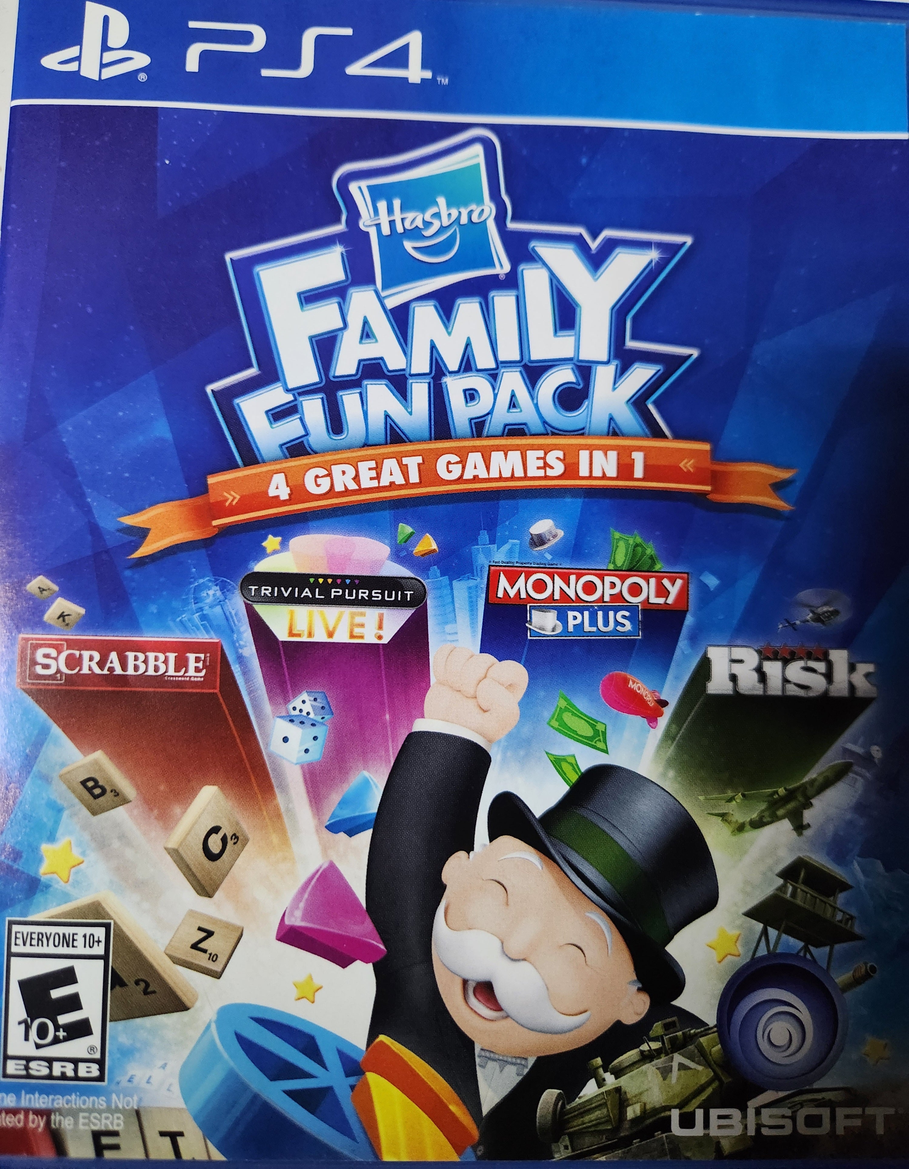 Hasbro Family Fun Pack 4 Great Games in 1 Ps4