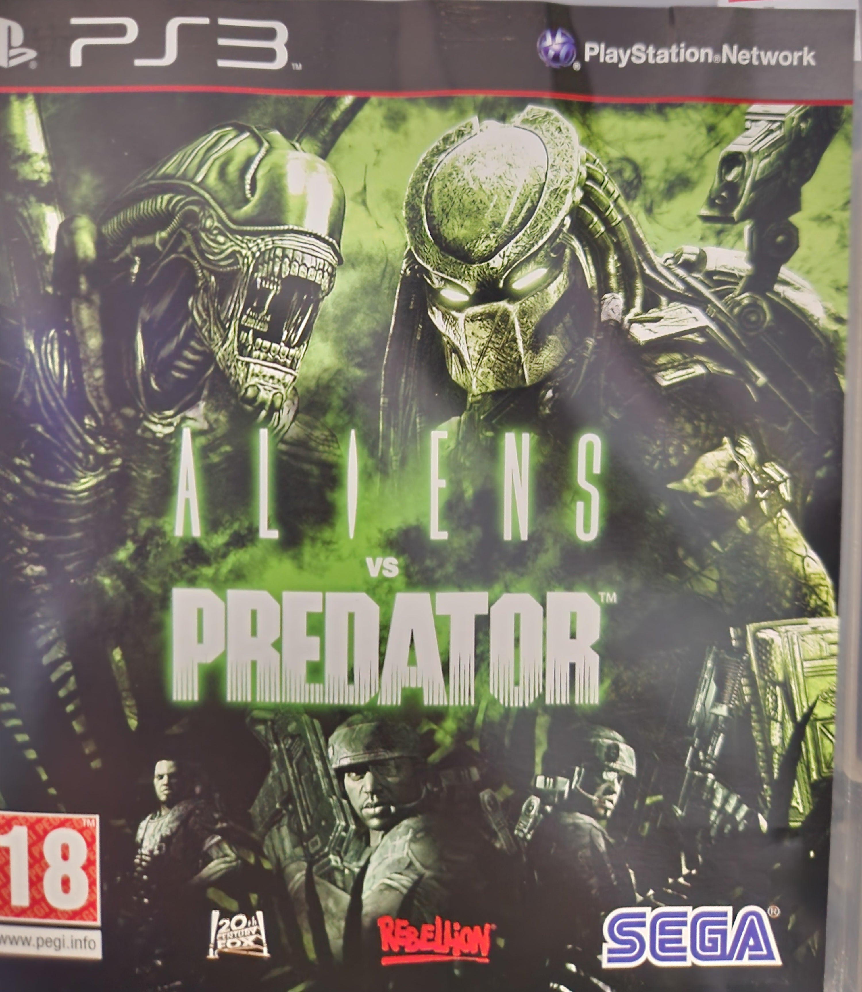 Aliens Vs Predator Ps3