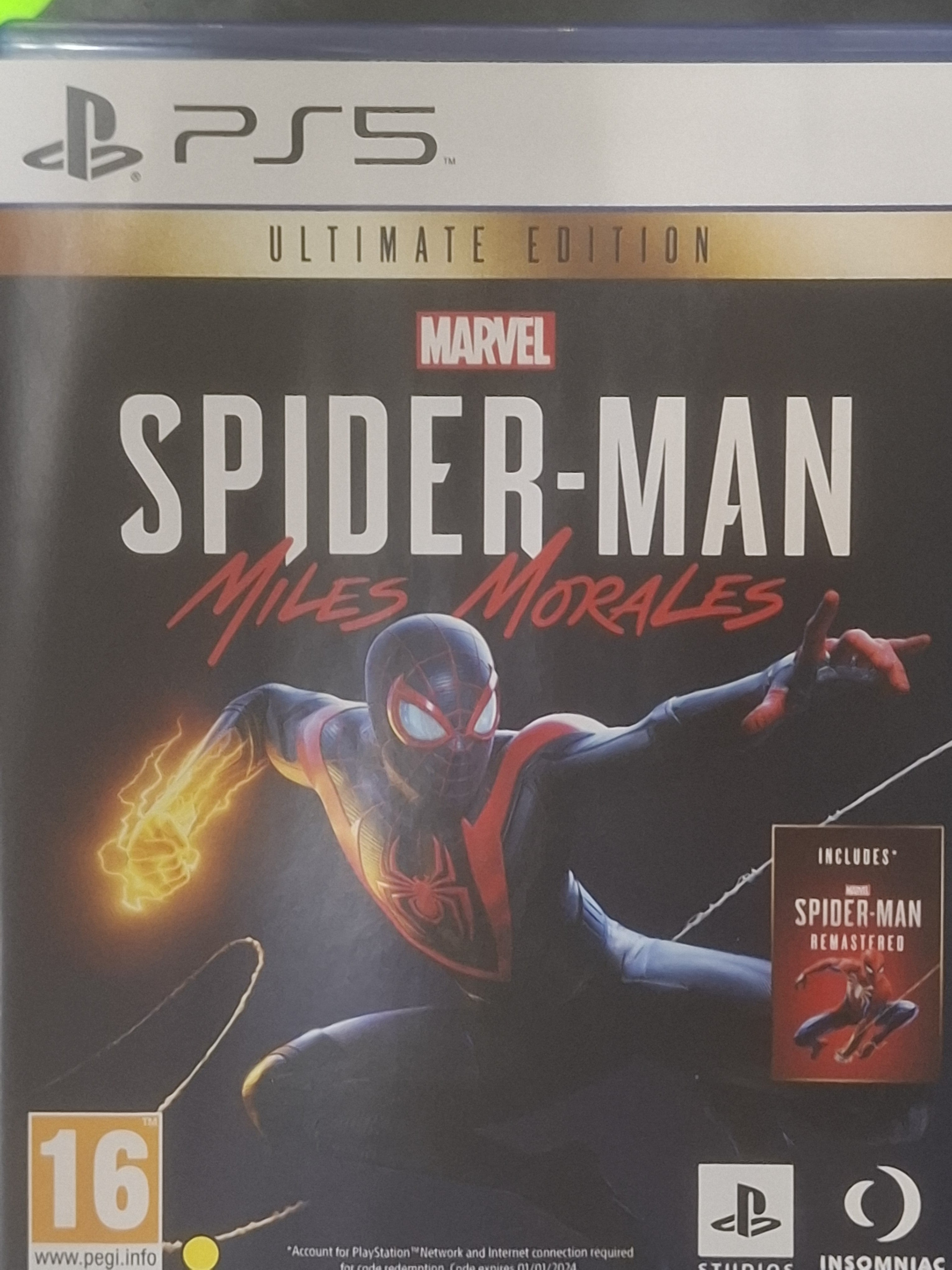 Marvel Spiderman Miles Morales Ps5