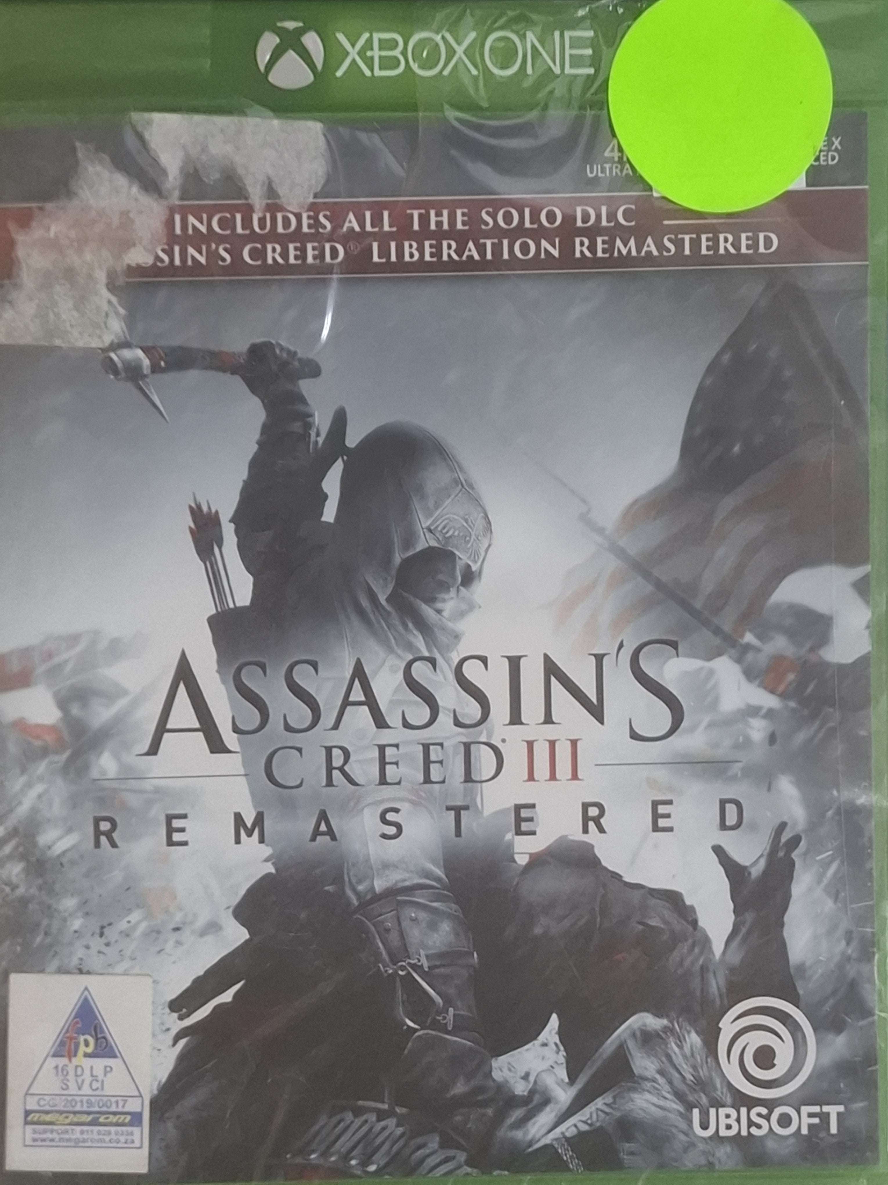 Assassins Creed III Remastered  Xbox One Game Impress