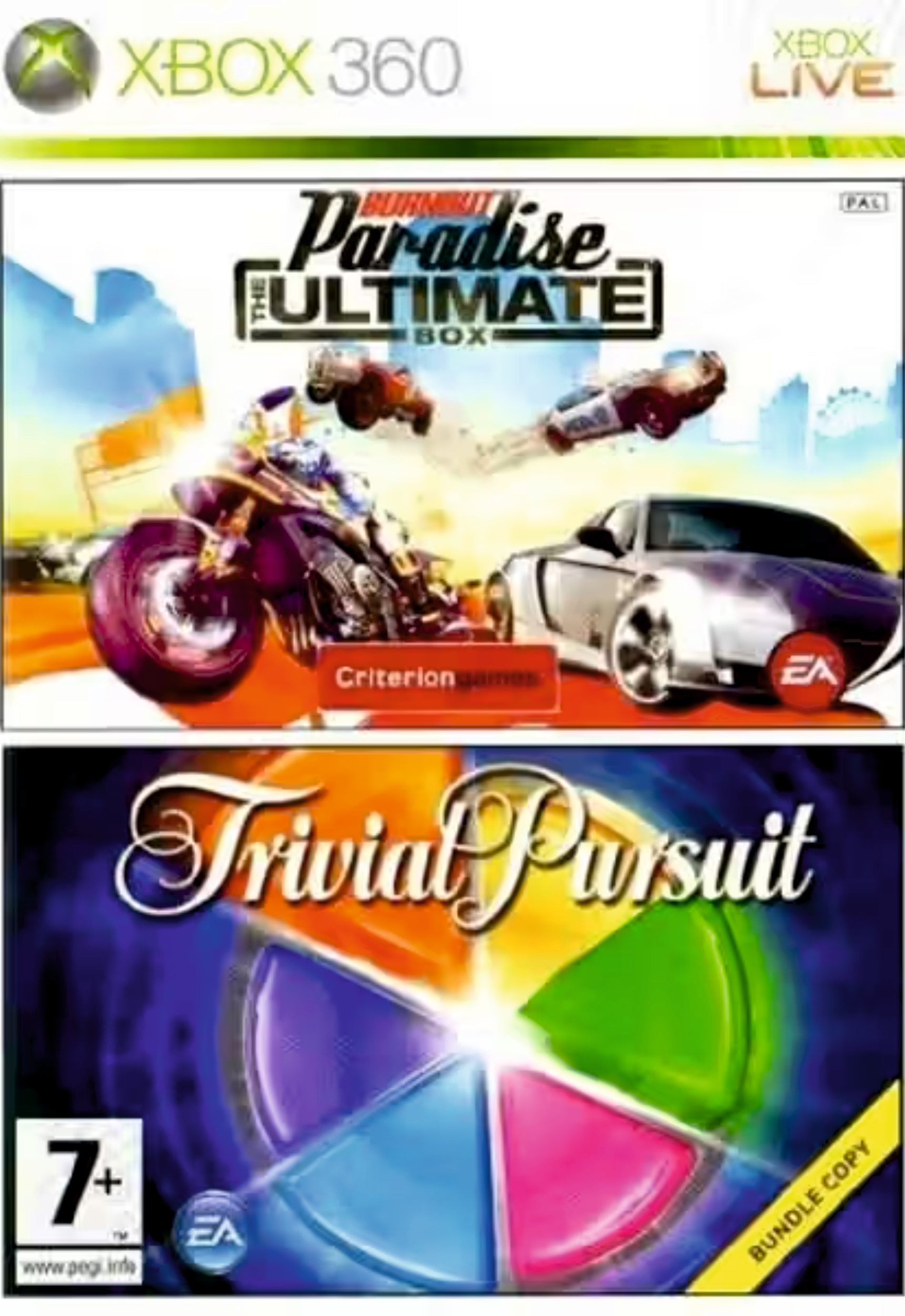 Burnout Paradise The Ultimate Box/Trivial Pursuit Xbox360