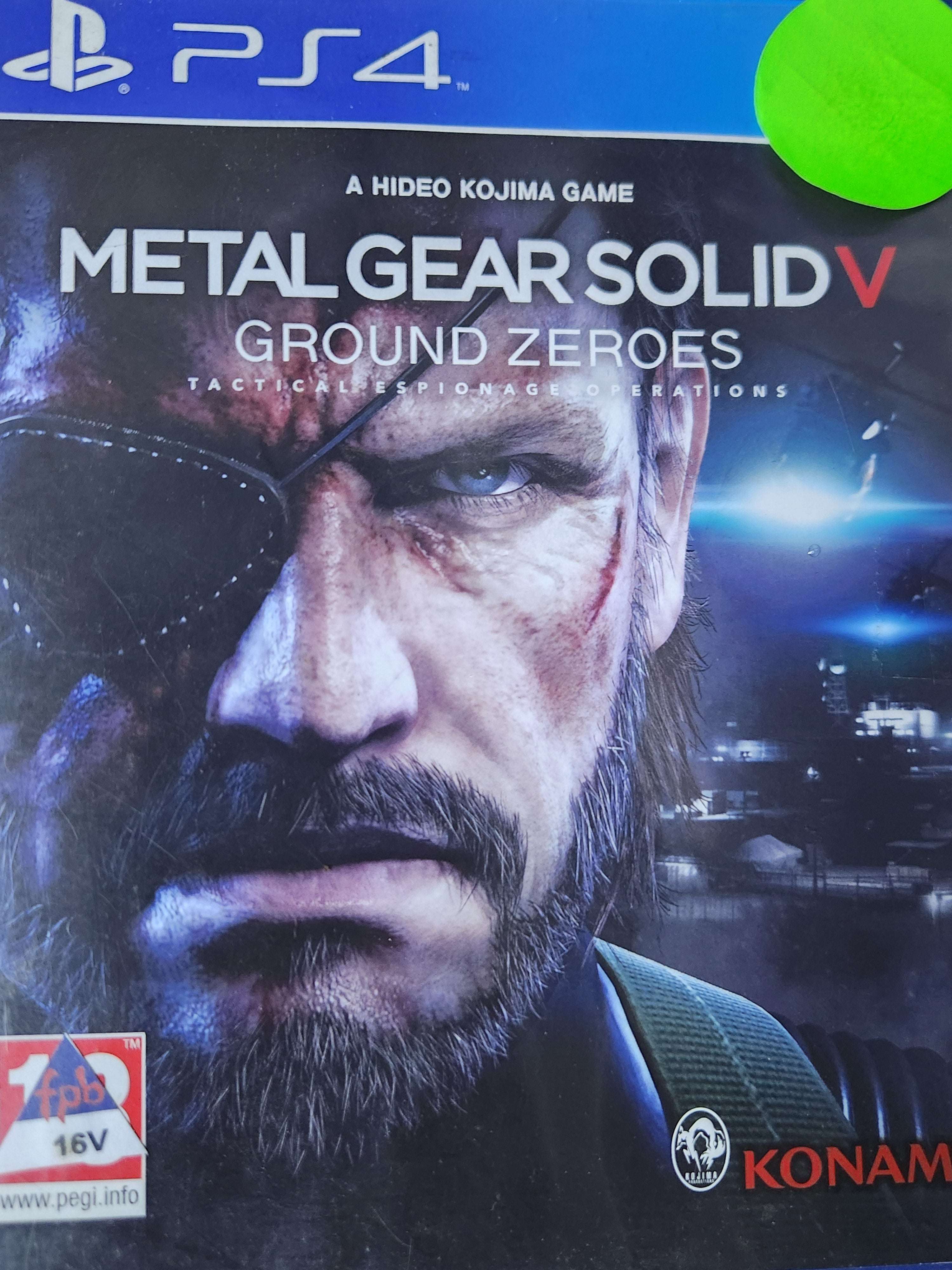 Metal Gear Solid Ps4 Metal Gear Solid V: Ground Zeroes Ps4 Game Impress