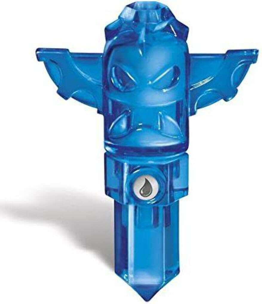 Skylanders trap team Water Crystal Tiki Totem Blue Figure Game Impress